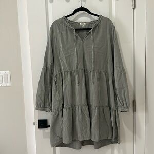 Dylan corduroy Sundance dress with pockets size XL very soft 100% cotton